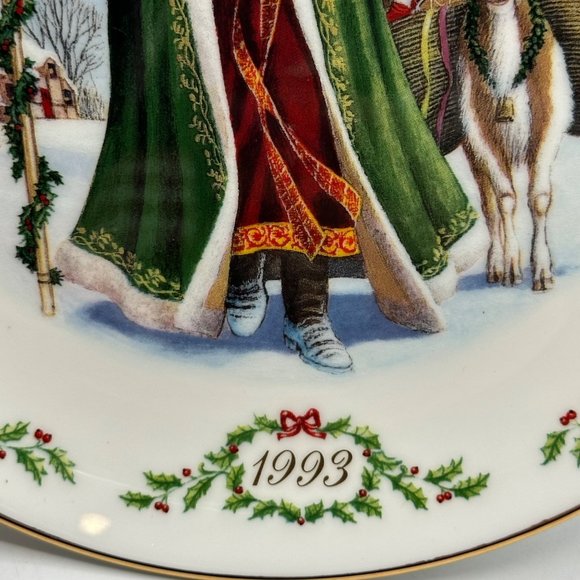 Lenox Father Christmas International Victorian Santas Plate Collection Holiday - Picture 6 of 10